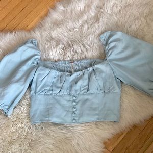 Free People Eloise Crop Top Sz XS